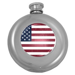 Usa3 Round Hip Flask (5 Oz)