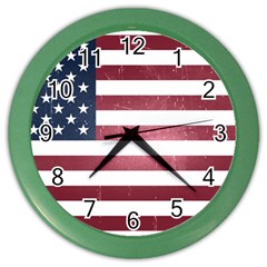 Usa3 Color Wall Clocks