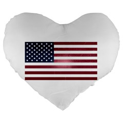 Usa3 Large 19  Premium Heart Shape Cushions