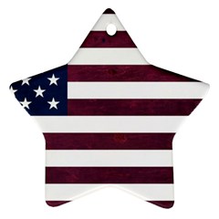 Usa4 Star Ornament (two Sides) 