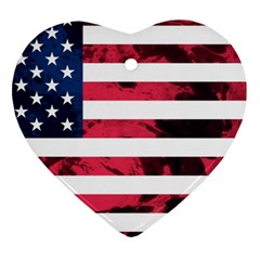 Usa5 Heart Ornament (2 Sides)