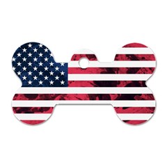 Usa5 Dog Tag Bone (one Side) by ILoveAmerica