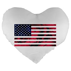 Usa5 Large 19  Premium Heart Shape Cushions