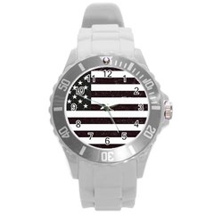 Usa6 Round Plastic Sport Watch (l)