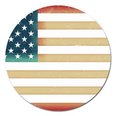 Usa7 Magnet 5  (round) by ILoveAmerica