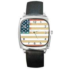 Usa7 Square Metal Watches