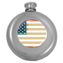 Usa7 Round Hip Flask (5 Oz)