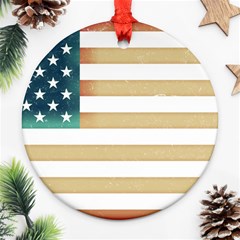 Usa7 Round Ornament (two Sides) 