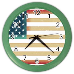 Usa7 Color Wall Clocks