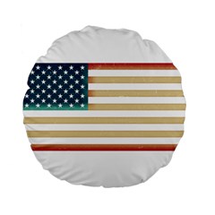 Usa7 Standard 15  Premium Flano Round Cushions