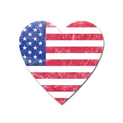 Usa8 Heart Magnet by ILoveAmerica