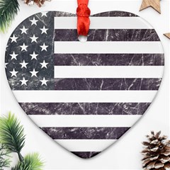 Usa9 Heart Ornament (2 Sides)