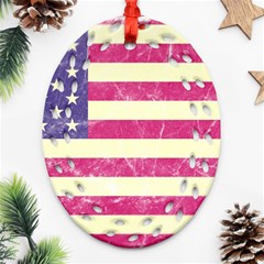 Usa99 Ornament (oval Filigree) 