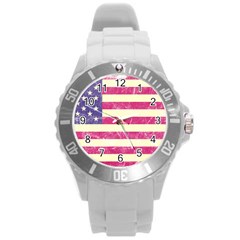 Usa99 Round Plastic Sport Watch (l)