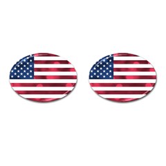 Usa9999 Cufflinks (oval) by ILoveAmerica