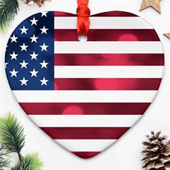 Usa9999 Heart Ornament (2 Sides)