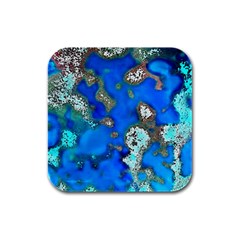 Cocos Reef Sinkholes Rubber Square Coaster (4 Pack) 