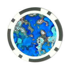 Cocos Reef Sinkholes Poker Chip Card Guards by CocosBlue