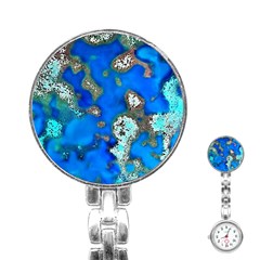 Cocos Reef Sinkholes Stainless Steel Nurses Watches by CocosBlue