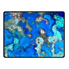 Cocos Reef Sinkholes Double Sided Fleece Blanket (small)  by CocosBlue