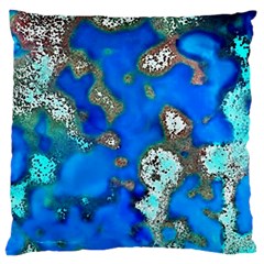 Cocos Reef Sinkholes Large Flano Cushion Cases (two Sides) 