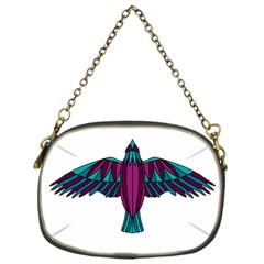 Stained Glass Bird Illustration  Chain Purses (one Side) 