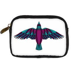 Stained Glass Bird Illustration  Digital Camera Cases