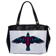 Stained Glass Bird Illustration  Office Handbags