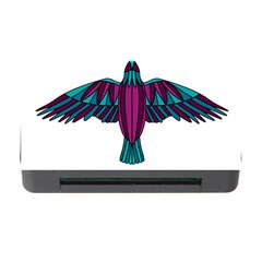 Stained Glass Bird Illustration  Memory Card Reader With Cf by carocollins