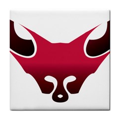 Fox Logo Red Gradient  Tile Coasters