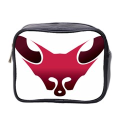 Fox Logo Red Gradient  Mini Toiletries Bag 2-side by carocollins