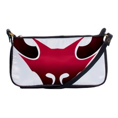 Fox Logo Red Gradient  Shoulder Clutch Bags