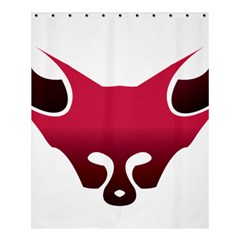 Fox Logo Red Gradient  Shower Curtain 60  X 72  (medium)  by carocollins