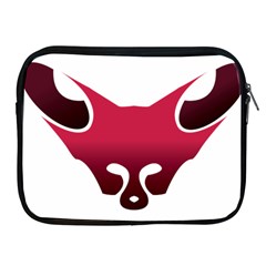 Fox Logo Red Gradient  Apple Ipad 2/3/4 Zipper Cases