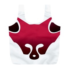 Fox Logo Red Gradient  Full Print Recycle Bags (l) 