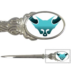 Fox Logo Blue Gradient Letter Openers