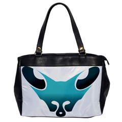 Fox Logo Blue Gradient Office Handbags