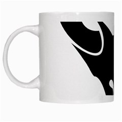 Black Fox Logo White Mugs