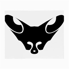 Black Fox Logo Small Glasses Cloth by carocollins