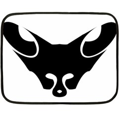 Black Fox Logo Double Sided Fleece Blanket (mini) 