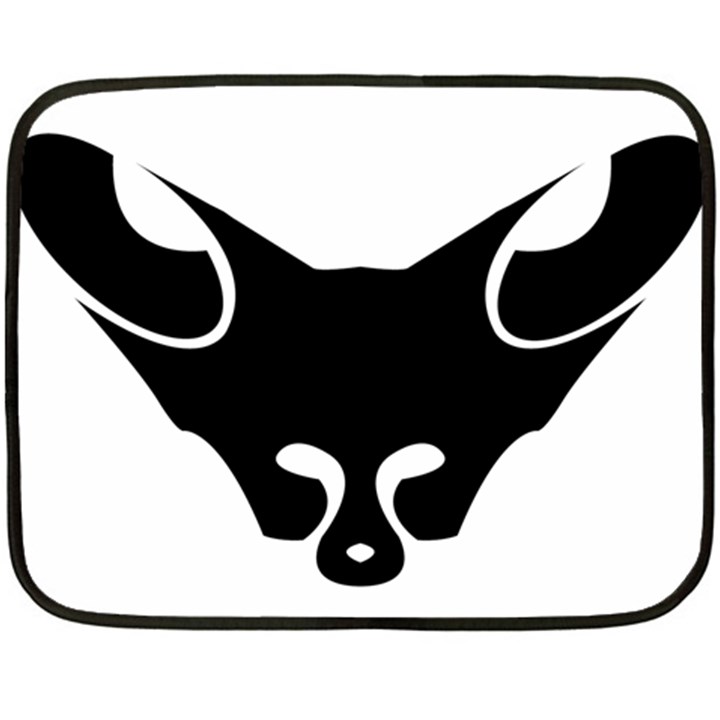 Black Fox Logo Double Sided Fleece Blanket (Mini) 