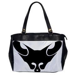 Black Fox Logo Office Handbags by carocollins