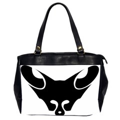 Black Fox Logo Office Handbags (2 Sides)  by carocollins