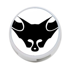 Black Fox Logo 4-port Usb Hub (one Side)