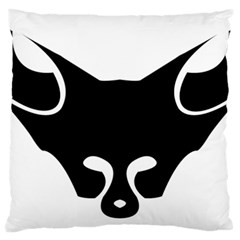 Black Fox Logo Large Cushion Cases (one Side) 