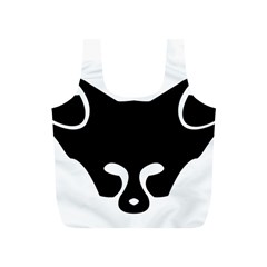 Black Fox Logo Full Print Recycle Bags (s) 