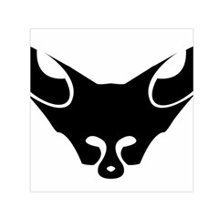 Black Fox Logo Small Satin Scarf (square) 