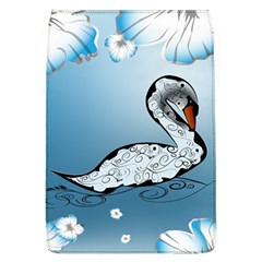 Wonderful Swan Made Of Floral Elements Flap Covers (l) 