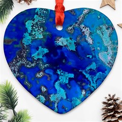 Cocos Blue Lagoon Ornament (heart) 