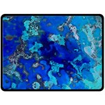 Cocos blue lagoon Fleece Blanket (Large)  80 x60  Blanket Front